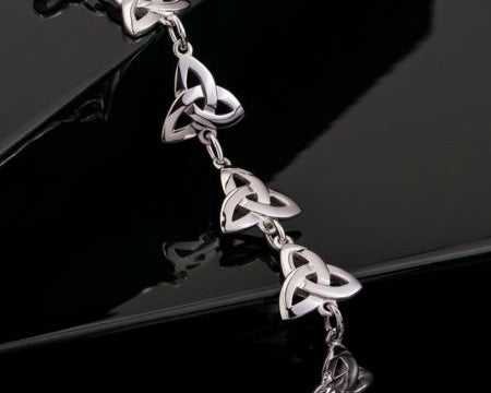 styled image of trinity knot bracelet