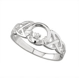 sterling silver celtic claddagh ring s2429 from Solvar