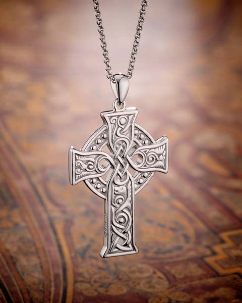 styled image of celtic cross necklace 