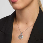 close-up image of ladies celtic spiral necklace from Solvar