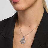 close-up image of ladies celtic spiral necklace from Solvar