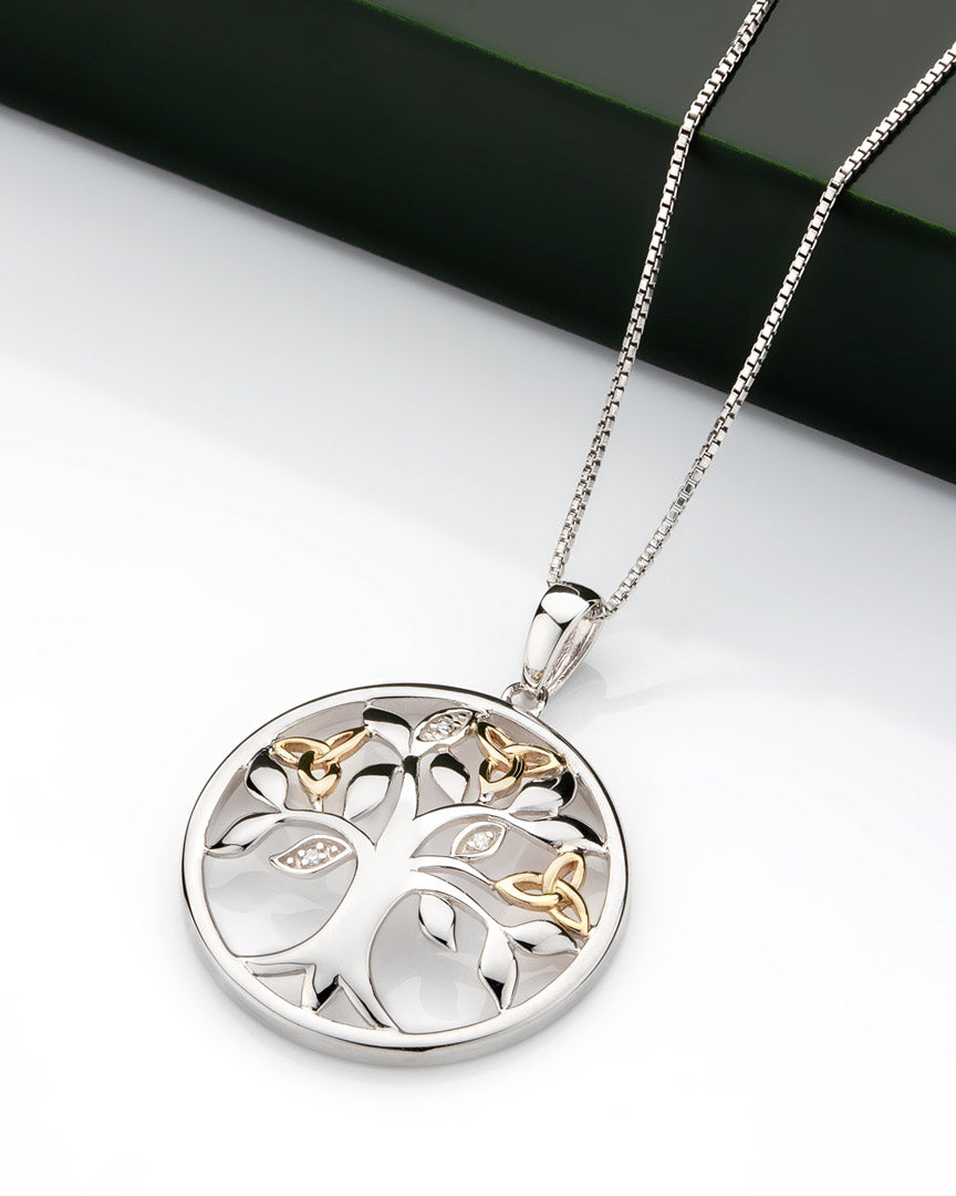 styled image of celtic tree of life necklace from Solvar