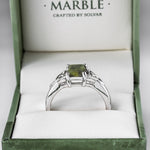 connemara marble celtic ring  s21118 in the Solvar gift box