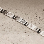 lifestyle image of History of Ireland six links bracelet from Solvar