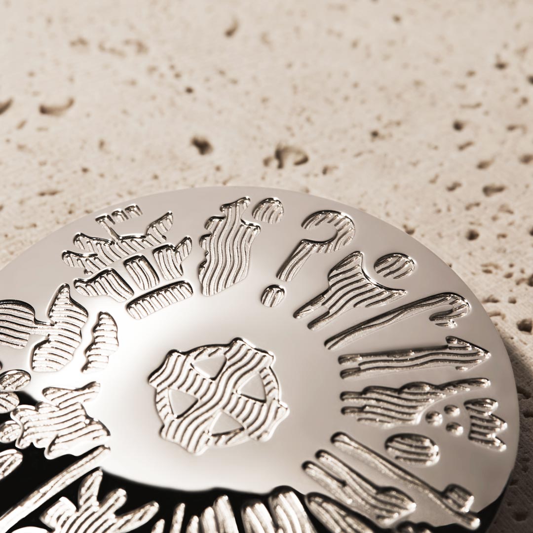 styled image of silver history of ireland brooch S1655