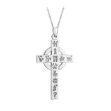 stock image of large History of Ireland cross necklace from Solvar