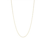 Stock image of 18-inch gold sing chain 1