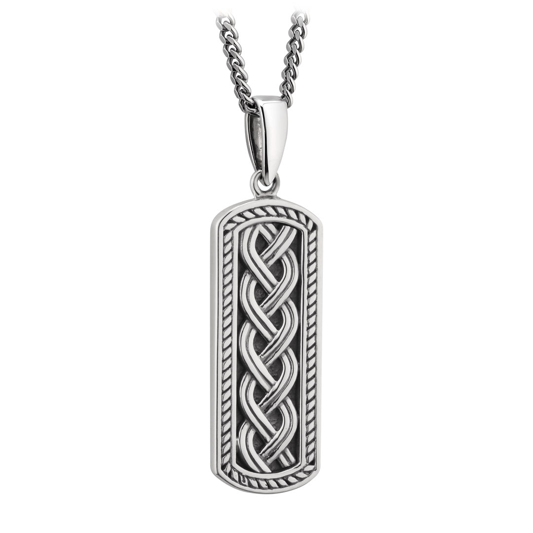 sterling silver celtic ingot pendant s46454 from Solvar