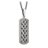 sterling silver celtic ingot pendant s46454 from Solvar