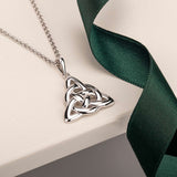 styled image of sterling silver celtic knot pendant s4095 from Solvar