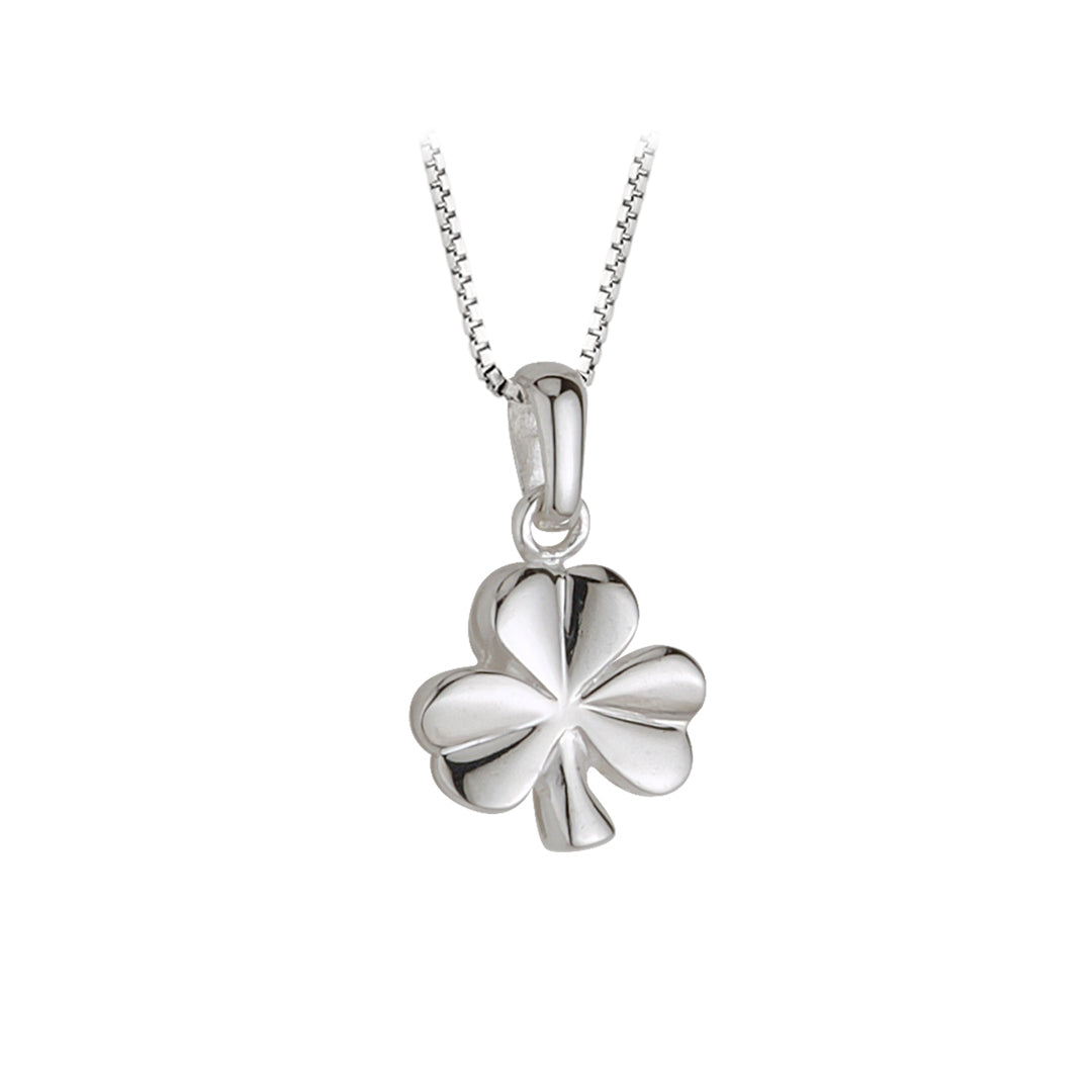 sterling silver shamrock pendant s44015 from Solvar