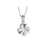 sterling silver shamrock pendant s44015 from Solvar