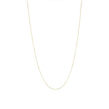 Stock image of 14k gold 18-inch rolo chain 1